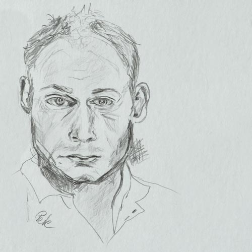 Bleistiftzeichnung Portrait