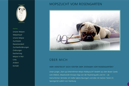 Startseite website baumgart-mopszucht-rosengarten